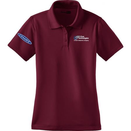 20-CS413, Small, Maroon, Right Sleeve, Chart_blue, Left Chest, Cryo-Technologies.